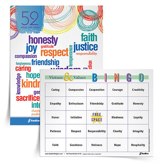 Virtues-Values-Bingo