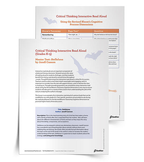 read-aloud-stellaluna-halloween-reading-comprehension-worksheets