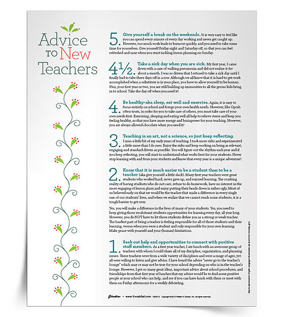Class Teacher's Advice For Students