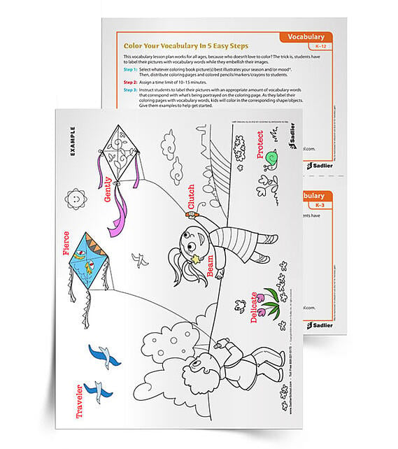 With this summer vocabulary worksheet, students will color and label the drawings with vocabulary words and phrases to build visual meaning. 
