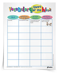 The following 4th grade vocabulary worksheets are additional resources that support word learning. From reward systems to vocabulary homework options, these printables are a must have! 