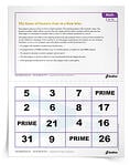 <em>The Game of Math Factors: Four in a Row Wins!</em>