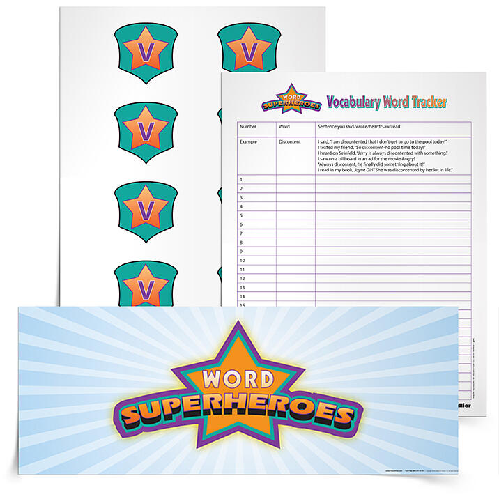 As you start the new school year, make vocabulary an exciting adventure for students by launching the Word Superheroes Challenge in your classroom.