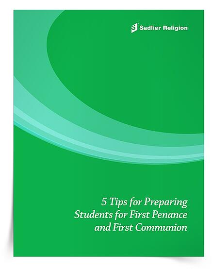For additional tips on inspiring, preparing, calming, and celebrating with First Penance and First Communion candidates, explore the 5 Tips for Preparing Students for First Penance and First Communion eBook.