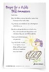 <em>Prayer for a Child’s First Communion</em> Prayer Card