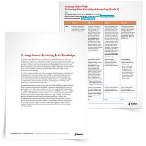 5 Free Reading Comprehension Lesson Plan - Use this four-day lesson plan to help students learn or review the strategy of activating prior knowledge using multiple texts.