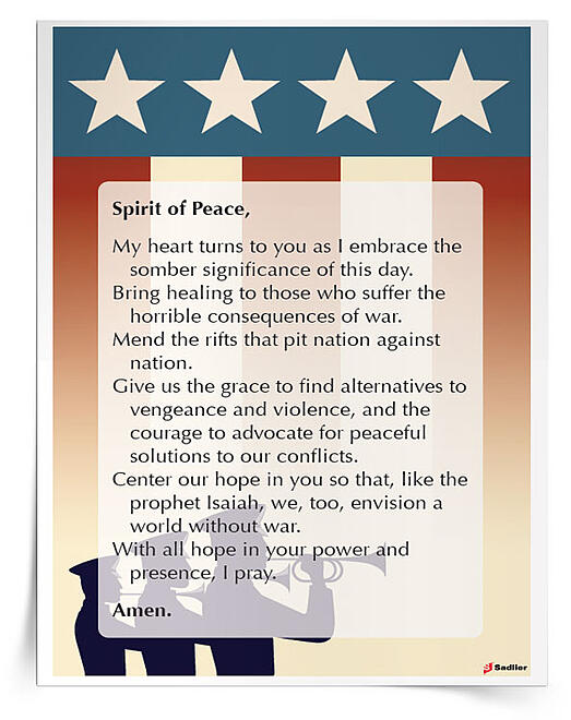 Download my Prayer of Remembrance and use it with your family or class.
