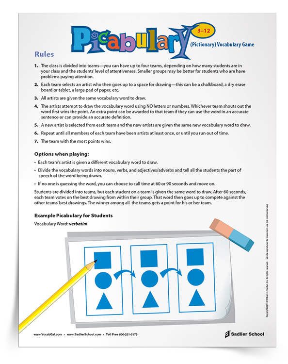 17 Printable Vocabulary-Building Games