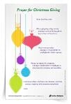 <em>Prayer for Christmas Giving</em> Prayer Card