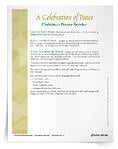 <em>A Celebration of Peace</em> Christmas Prayer Service