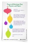 <em>Prayer of Christmas Past, Present, and Future</em> Prayer Card