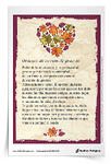 Estampa de oración <em>Oración de acción de gracias</em>