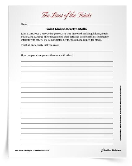Popular Saints for Kids to Learn About and Study - Saint Gianna Beretta Moila