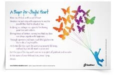 <em>Prayer for a Joyful Heart</em> Prayer Card