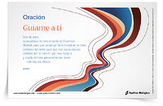 Estampa de oración <em>Guíame a ti</em>