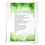 Estampa de oración <em>Acto de Contrición</em>