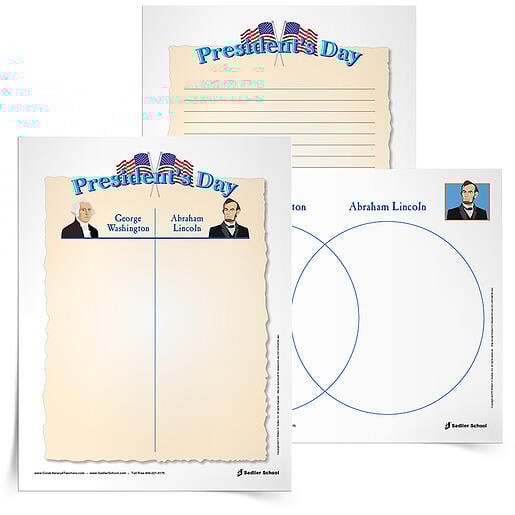 Download my free Presidents' Day Worksheets to assist you in your own compare and contrast activity!