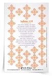 Estampa de oración <em>Salmo 139</em>