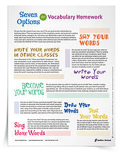The following 6th grade vocabulary worksheets are additional resources that support word learning. From reward systems to vocabulary homework options, these printables are a must have! 