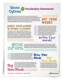 The following 2nd grade vocabulary worksheets are additional resources that can help in word learning. From reward systems to vocabulary homework options, these printables are a must have!