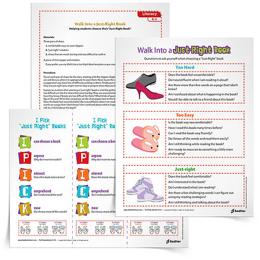 Choosing a Just-Right Book Lesson Plan