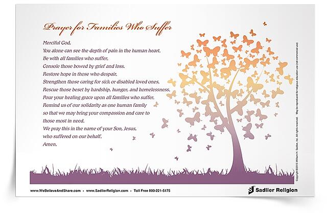 Download my Prayer for Families Who Suffer and use it in your home or parish as a way to be present to families in pain.