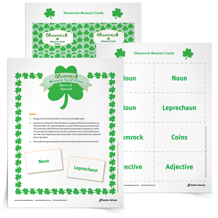 parts-of-speech-review-game-shamrock-memory-750px