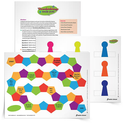 Academic Focus: Take any unit that needs further review or understanding and ask students to create a board game that highlights various aspects of the concept.