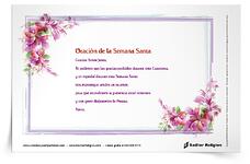 Estampa de <em>Oración de la Semana Santa</em>