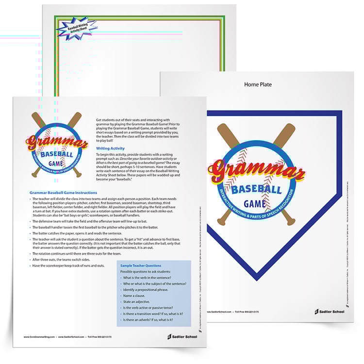 teaching-grammar-creatively-baseball-grammar-game
