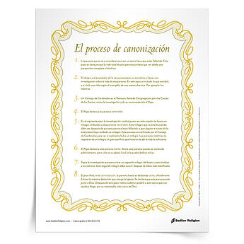 El proceso de canonizacion