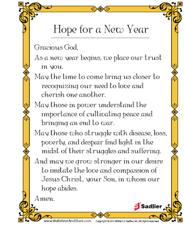 New Year Prayer