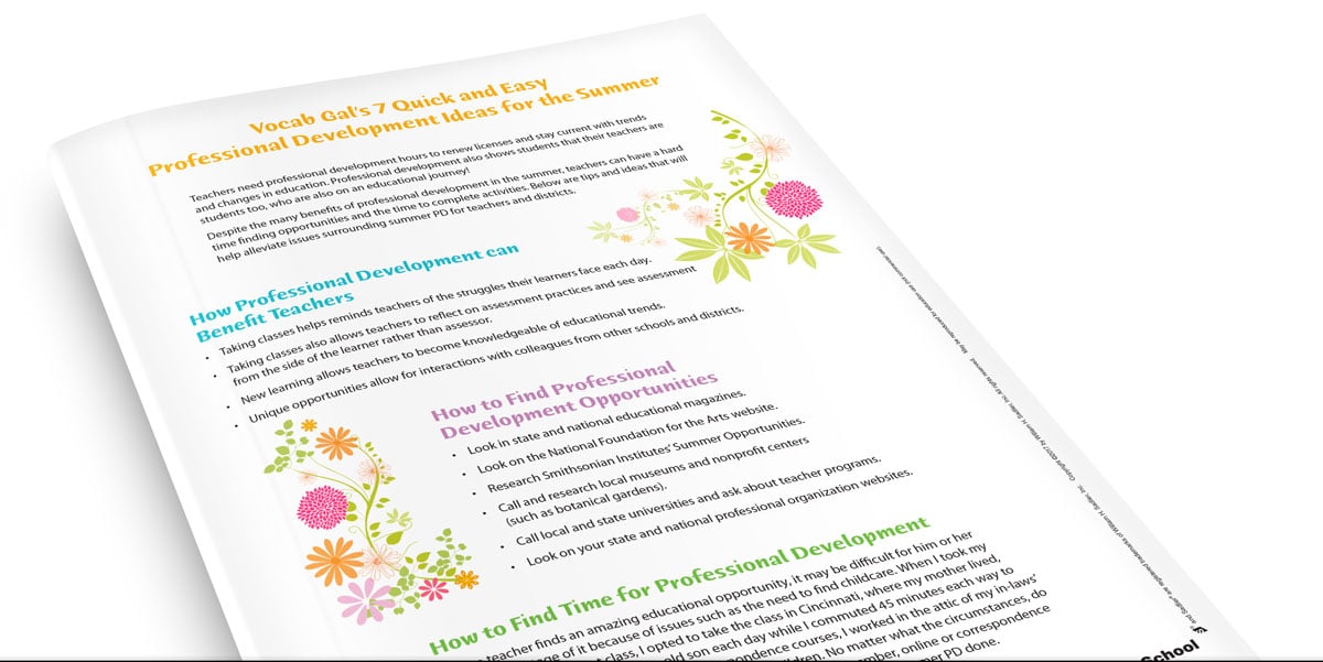 7 Fun Professional Development Ideas for Teachers