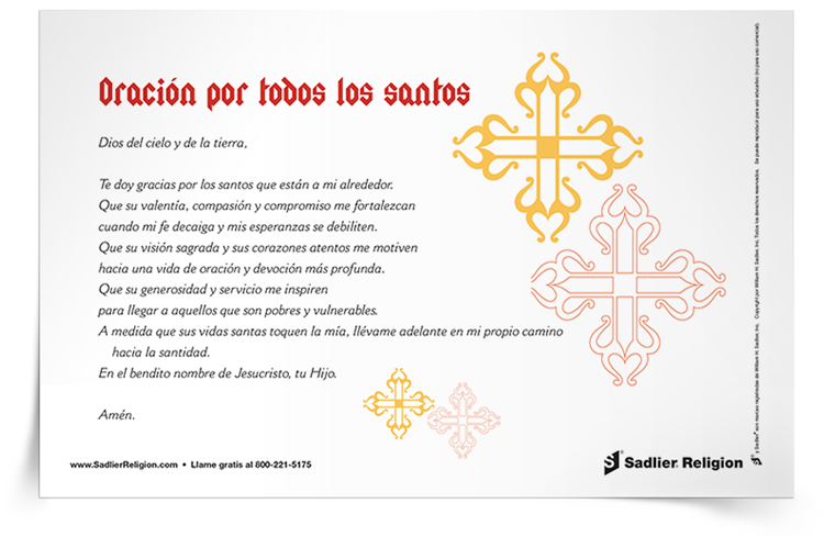 Recursos gratuitos para celebrar el Dia de Todos los Santos con los