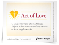 <em>Act of Love</em> Prayer Card