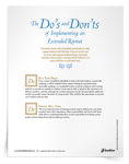 <em>The Do’s and Don’ts of Implementing an Extended Retreat</em> Support Article