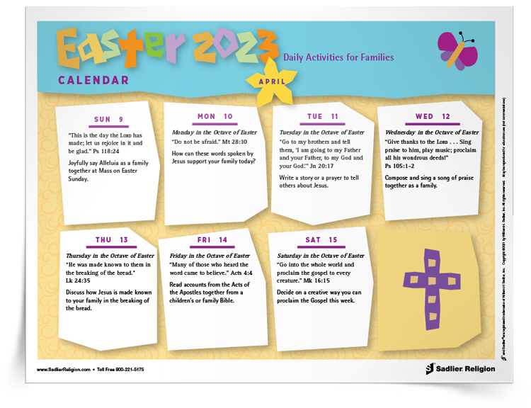 13 Easter Season Printables for Catholic Families Liturgical Year