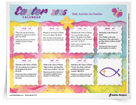 <em>Easter</em> Calendar