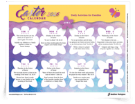 <em>Easter</em> Calendar