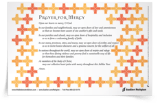 <em>Prayer for Mercy</em> Prayer Card