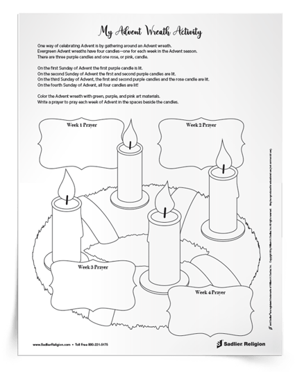 Candle Advent Wreath Activity