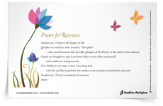 <em>Prayer for Reverence</em> Prayer Card