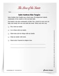 <em>Saint Andrew Kim Taegŏn</em> Activity