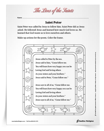 Popular Saints for Kids - St Peter the Apostle