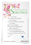 <em>A Blessing Prayer for Siblings</em> Prayer Card