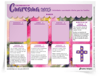 <em>Calendario de Cuaresma</em>