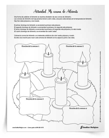 Oraciones de Adviento y actividades para niños