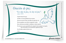 <em>Oración de paz</em>