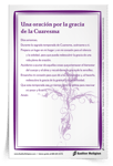 Estampa de oración <em>Una Oración por la gracia de la Cuaresma</<em>