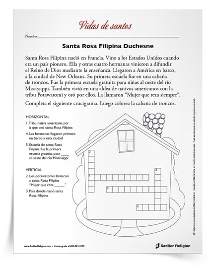 Dias festivos de noviembre- santa rosa filipina duchesne